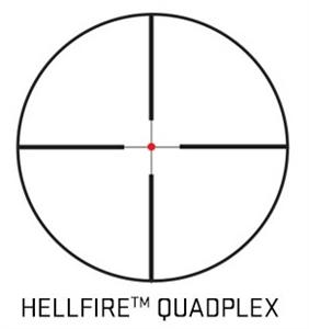 Sig Sauer Whiskey4 Rifle Scope 2.5-10x42 30mm SFP Hellfire Quadplex Illum Black