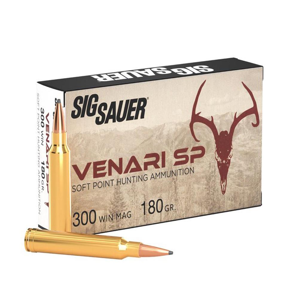 Sig Sauer Venari 300 Winchester Magnum Soft Point 180 Grain 20 Rounds