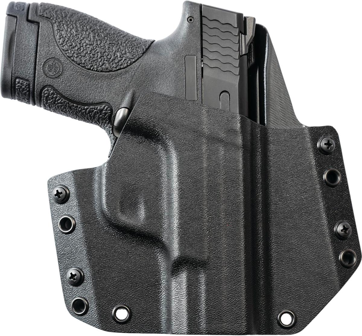 Standard Outside the Waistband Holster S&W M&P Shield 9mm/40 Cal Black-img-1