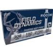 Fiocchi Field Dynamics 308 Winchester 150gr Pointed Soft Point (PSP) Rifle Ammunition