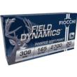 Fiocchi 308D Field Dynamics 308 Winchester 165 Grain Interlock Soft Point Ammo (Box of 20)