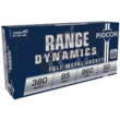 FIOCCHI 380 AUTO 95GR FMJ 1000RD Case