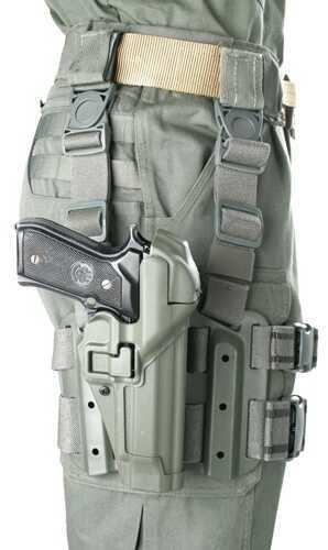 Blackhawk! SERPA Level 3 Tactical Holster Mt-R Ber 92/96/M9/ M9A1(Not Elite/Brig/92A1/96A1)