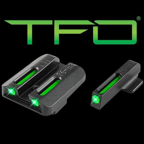Truglo TG131AT1 TFO Tritium/Fiber-Optic Day/Night Sights Kahr Green