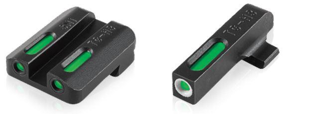 TruGlo TG13WA4A TFX Sights Walther PPS M2 Tritium Fiber Optic Black