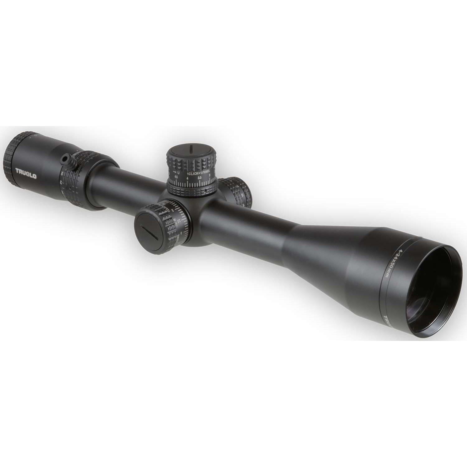 Truglo TX6 4-24X50MM Rifle Scope FFP MRAD Illuminated Black