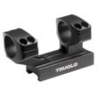 Truglo 1-Piece Reversible Picatinny/Weaver Tactical Scope Mount with 30mm Rings 1"H / 2-7/8L Base - Black