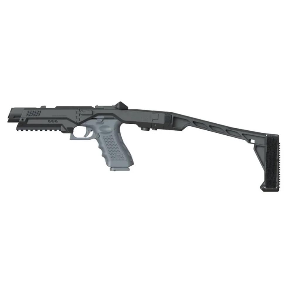 Roni Corporation Nano Roni Ultra-Compact Handgun Conversion Kit Glock 17/19/45 SBR Model with Stock Black