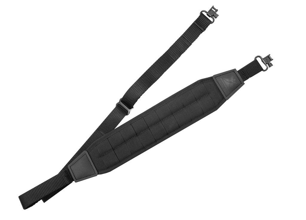 GrovTec GTSL119 MOLLE Padded Sling with Locking Swivels Black