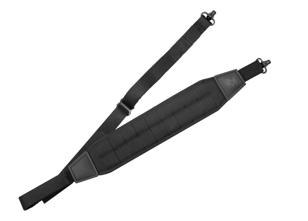 Grovtec GTSL120 Molle Padded Sling with Push Button Swivels Black