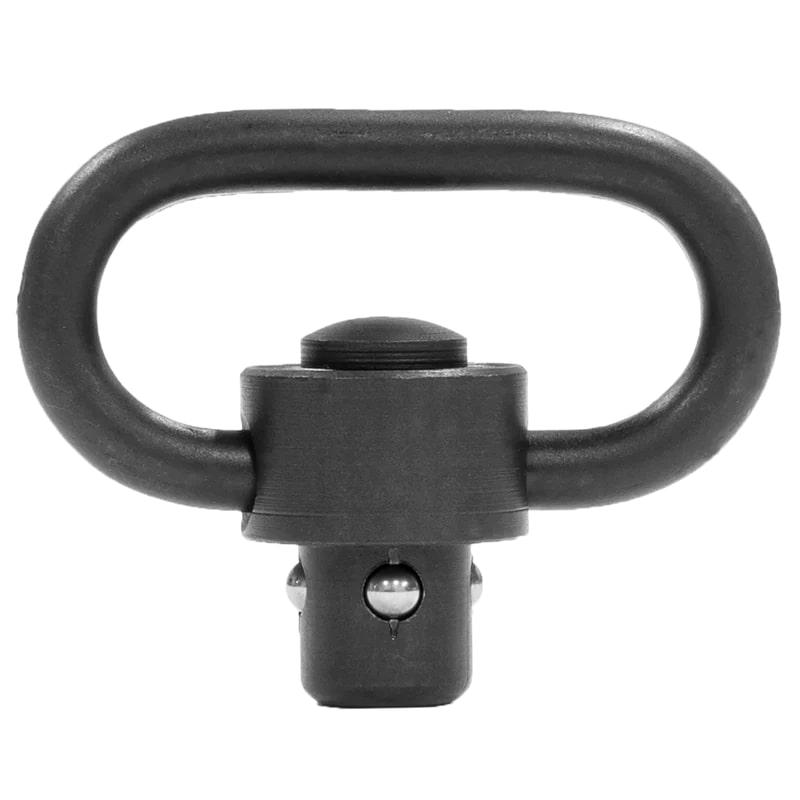 Grovtec Black Nitrite 1.25" Heavy Duty Push Button Swivel Black