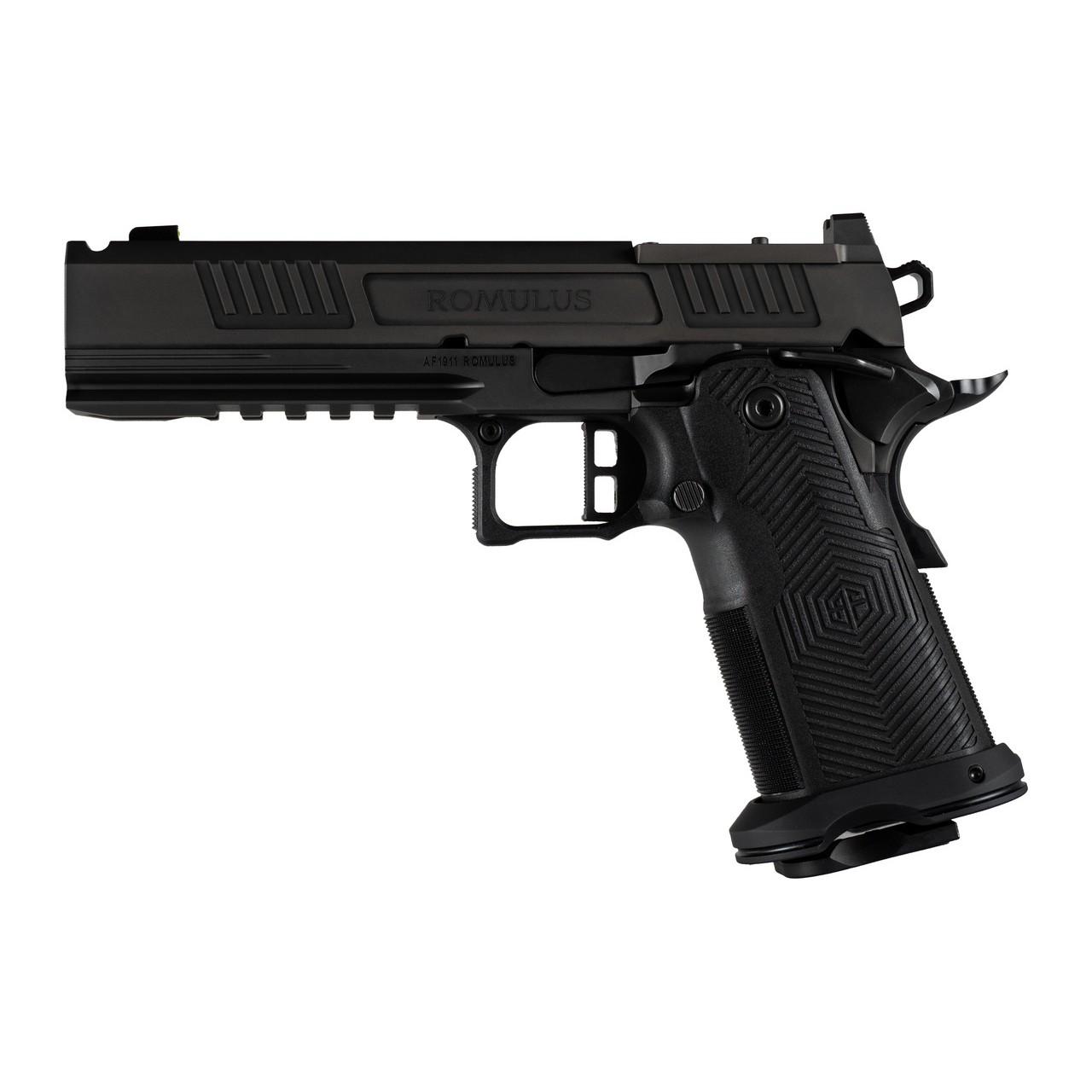 AF1911-ROMULUS 9MM 20Rd Magazine (5) 5 BULL Ramped Ported Barrel MOS Optic Cut DLC BLK