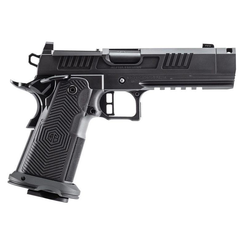 Alpha Foxtrot 1911-Romulus Pistol 45ACP 13RD MAG (1) 4.25" Threaded Barrel Compensator MOS DLC BLK