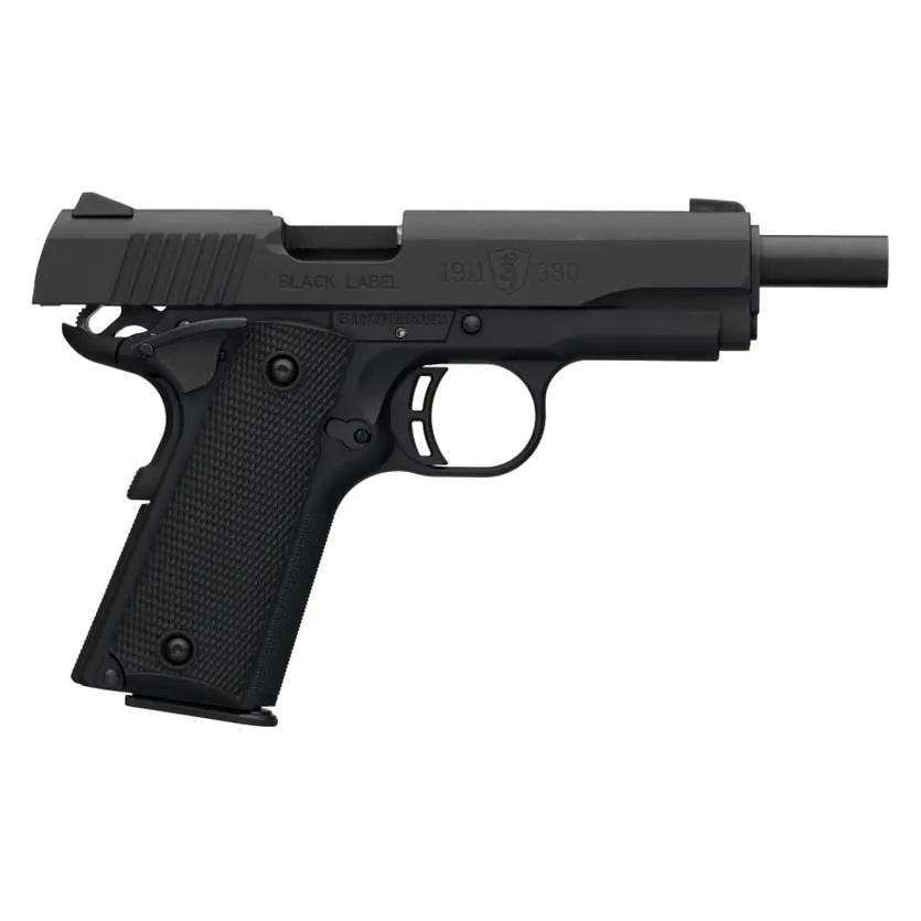 Browning 1911-380 Black Label Full Size Handgun .380 Auto 8rd Magazine 4.5" Barrel Ambi Manual Safety