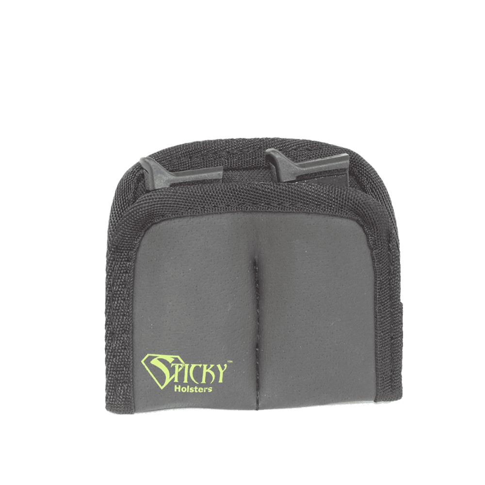 Sticky Holsters DMMS Dual Mini Mag Sleeve IWB Black/Green Cordura
