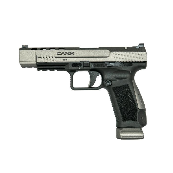 Century Arms Canik TP9SFx Handgun 9mm Luger 20rd Magazines(2) 5.2" Barrel Optic Ready Tungsten Finish
