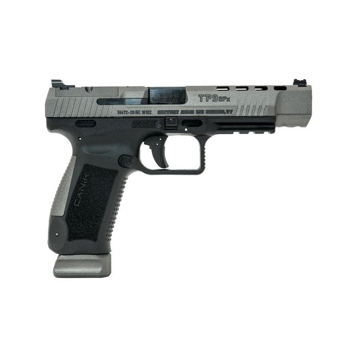 Century Arms Canik TP9SFx Handgun 9mm Luger 20rd Magazines(2) 5.2" Barrel Optic Ready Tungsten Finish