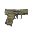 Canik TP9 ELITE SC 9MM 12RD 3.5inBBL DOT SIGHT DAMASCUS GRN CERAKOTE BLEM