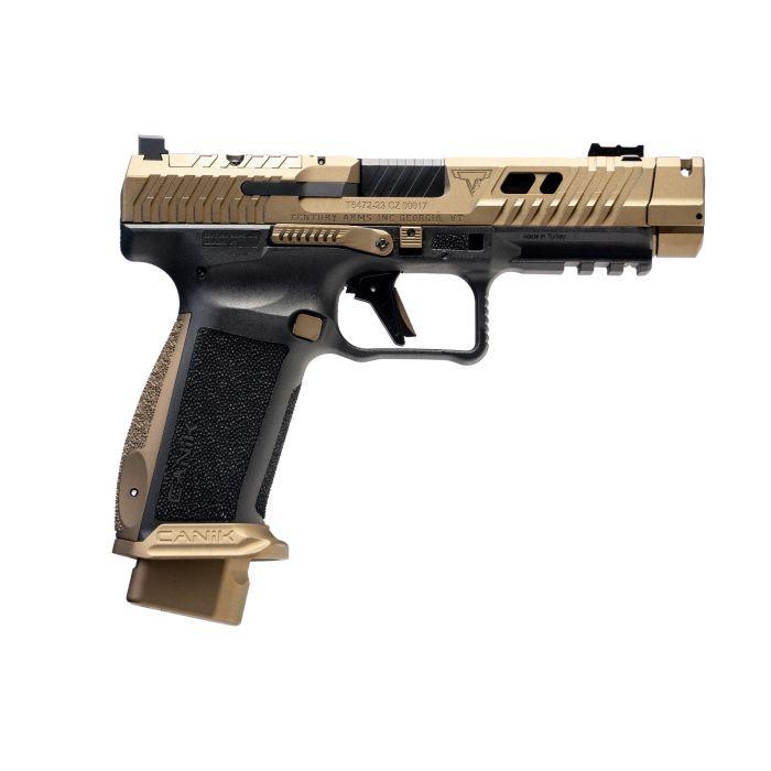 Century Arms Canik TTI Combat Handgun 9mm Luger 18rd Magazines (2) 4.6" Barrel TTI Bronze