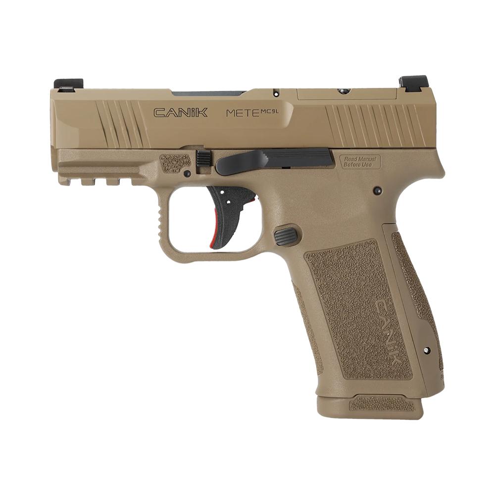 Demo Canik Mete MC9L 9mm 3.18 In 10-Rounds FDE Optic Ready - Century Arms - 9mm
