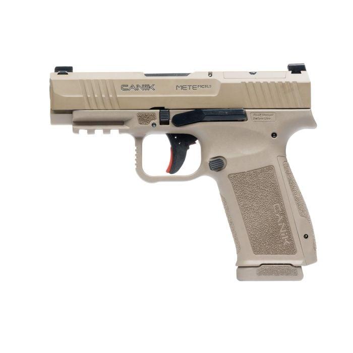 Century Arms CANIK METE MC9 LS FDE Handgun 9mm Luger 9mm Luger 10rd Magazines 3.54" Barrel CA Compliant