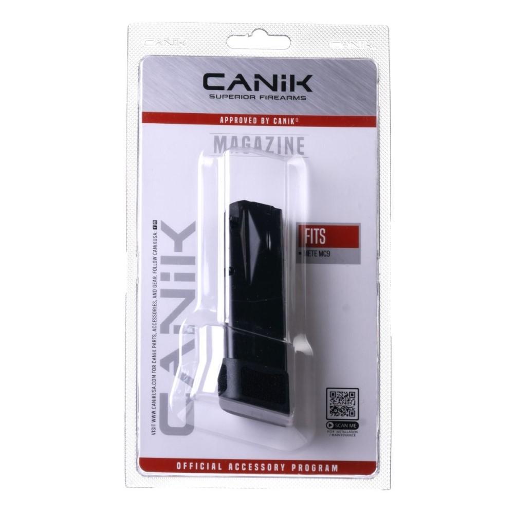 Century Arms Canik Mete MC9 Handgun Magazine with Grip Extension Black 9mm Luger 15/rd