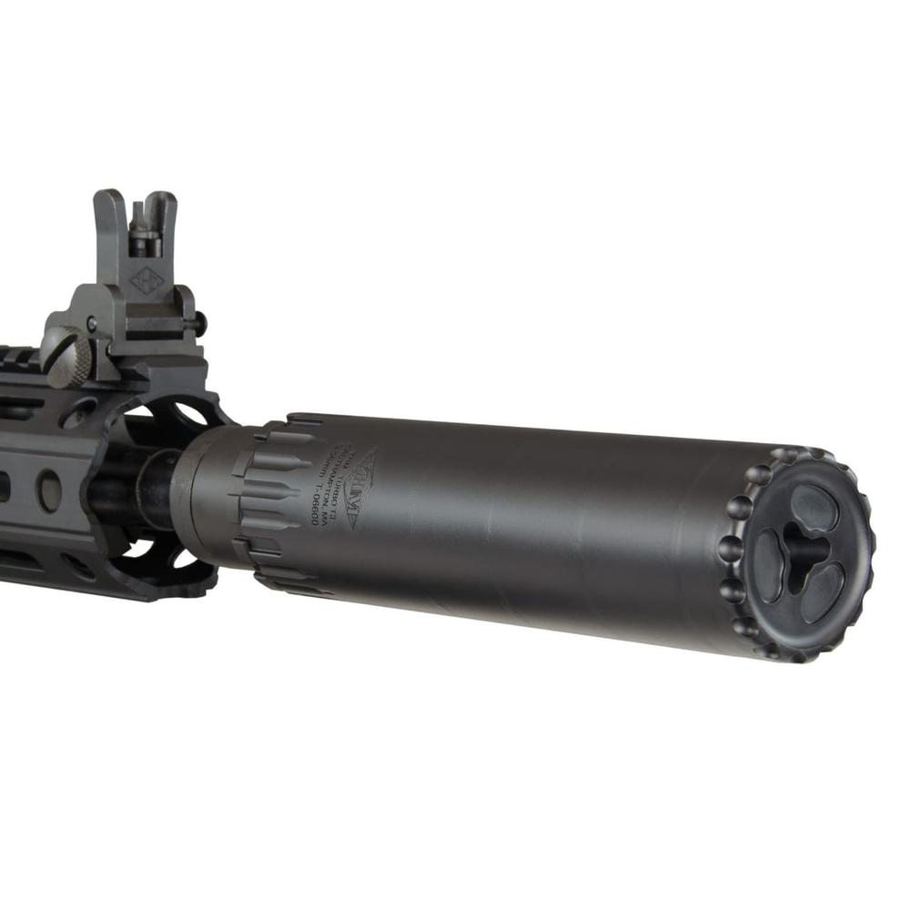 Yankee Hill Machine YHM Turbo T3 Suppressor with QD Muzzle Brake 5.56mm Stainless Steel/Cobalt 1/2x28