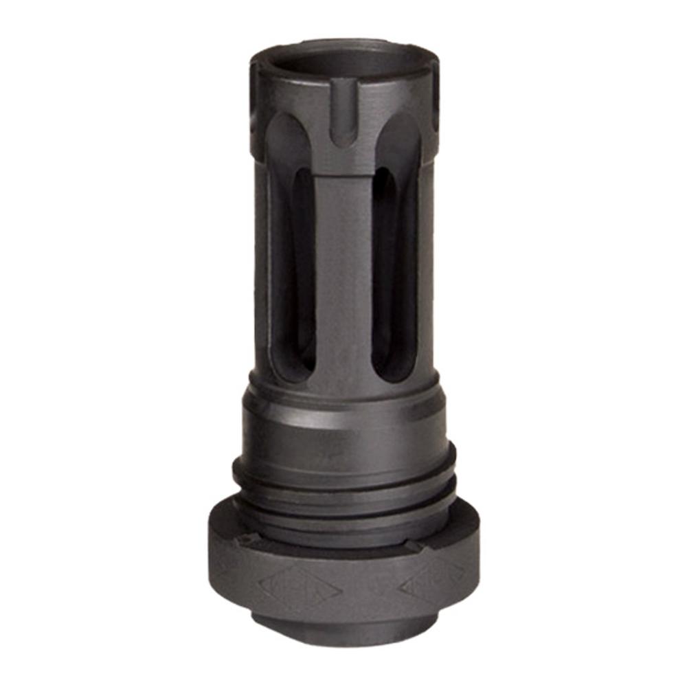 Yankee Hill Machine YHM Turbo K-RB 5.56mm QD Suppressor with Flash Hider 5.56mm Stainless Steel/Cobalt 6 Black 1/2x28