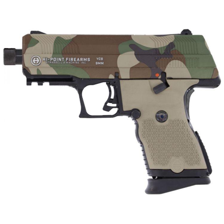 MKS SUPPLY Hi-Point Firearms Yeet Cannon M81 Slide Handgun 9mm Luger 8rd Magazine 3.5" Threaded Barrel Black