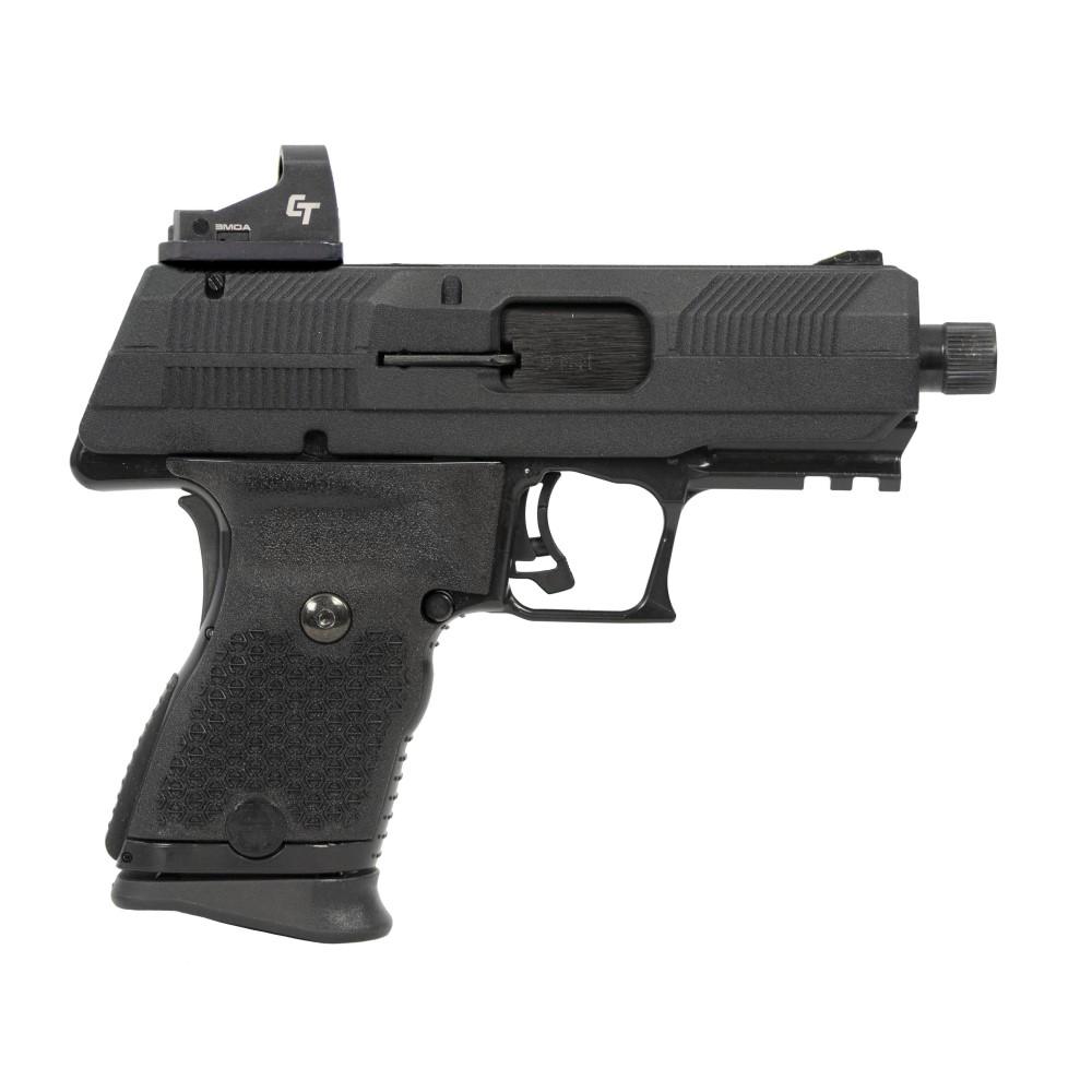 MKS SUPPLY Hi Point Yeet Cannon Handgun 9mm Luger 10rd Magazine 4.12" Threaded Barrel Black with Crimson Trace Red…
