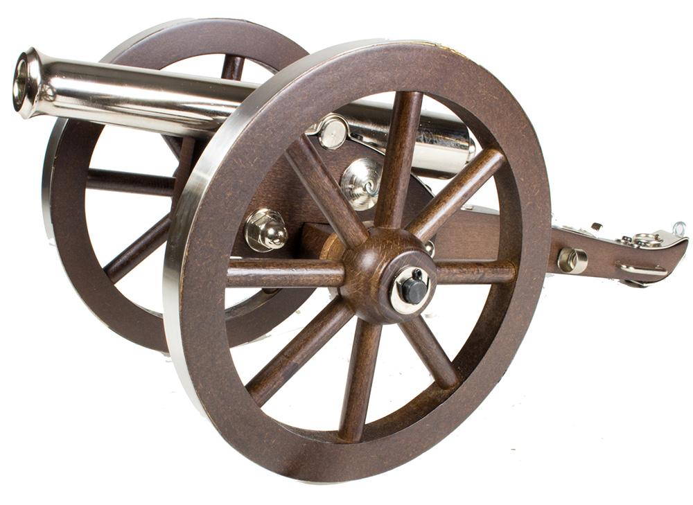 Traditions .50 cal Mini Napoleon III Cannon with 6 " Wheel Diameter 7.25" Barrel Black Powder Cannon
