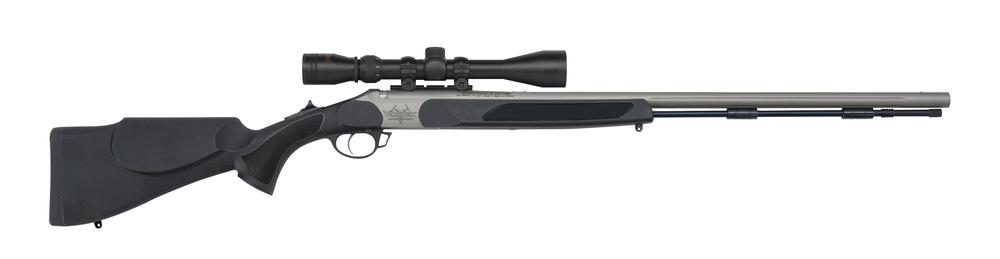 Traditions Vortek StrikerFire 1:24" VAPR Twist Muzzleloader .50 cal Syn Black 3-9x40mm Duplex Scope 50 Caliber