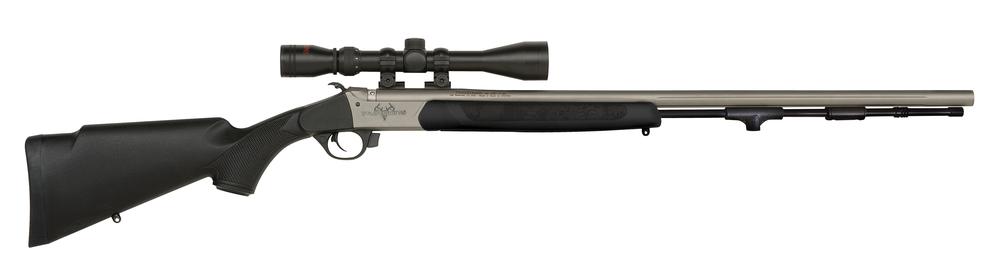 Traditions Pursuit XT Muzzleloader VAPR Synthetic Black 3-9x40 Duplex Scope 50 Caliber
