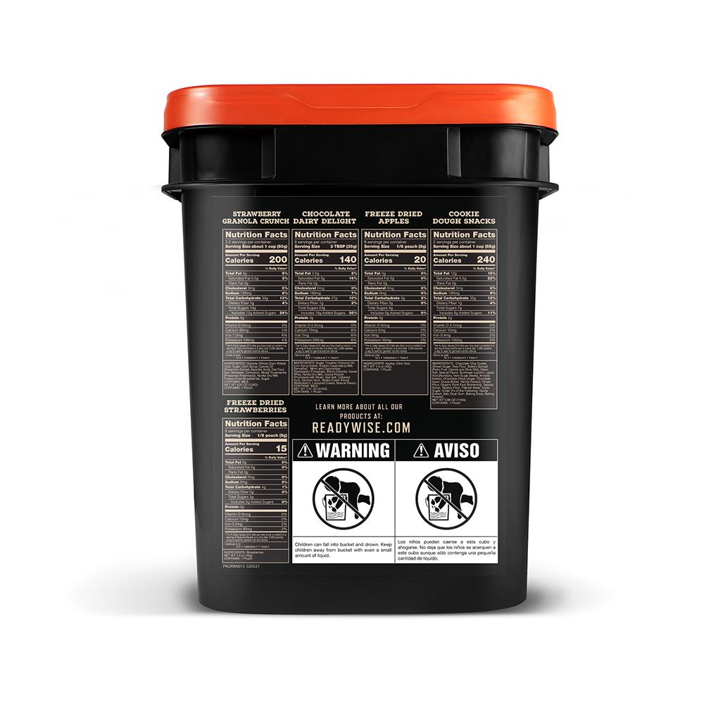 ReadyWise Hunting Bucket Outdoor Meals