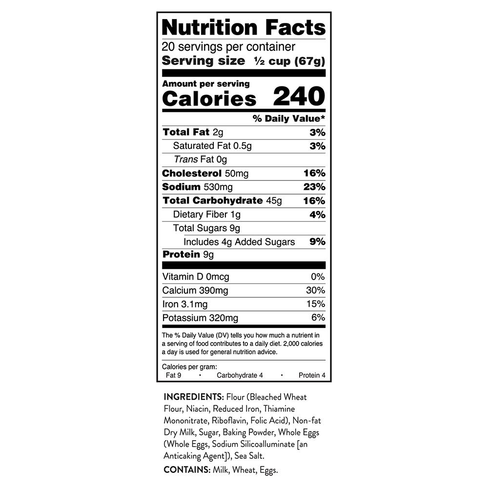 Readywise Simple Kitchen Pancake Mix 20 Serving