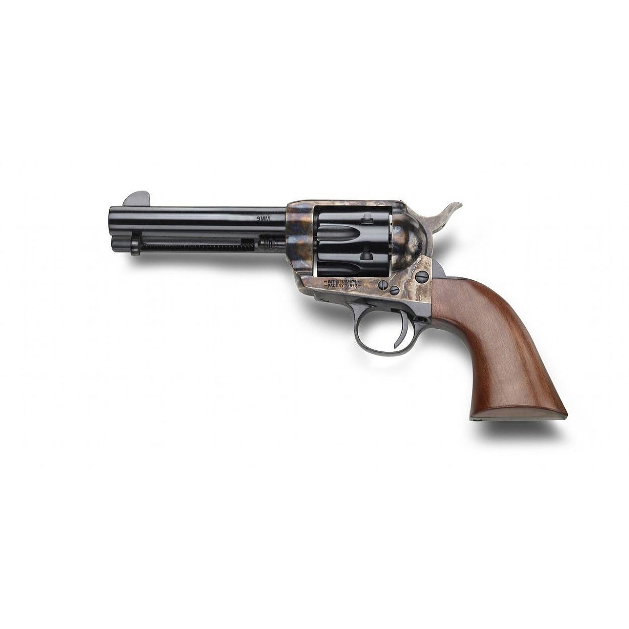 EMF Great Western II Californian Revolver 9MM 6RD Capacity 4.75IN Barrel Steel BS & TG Walnut Grip