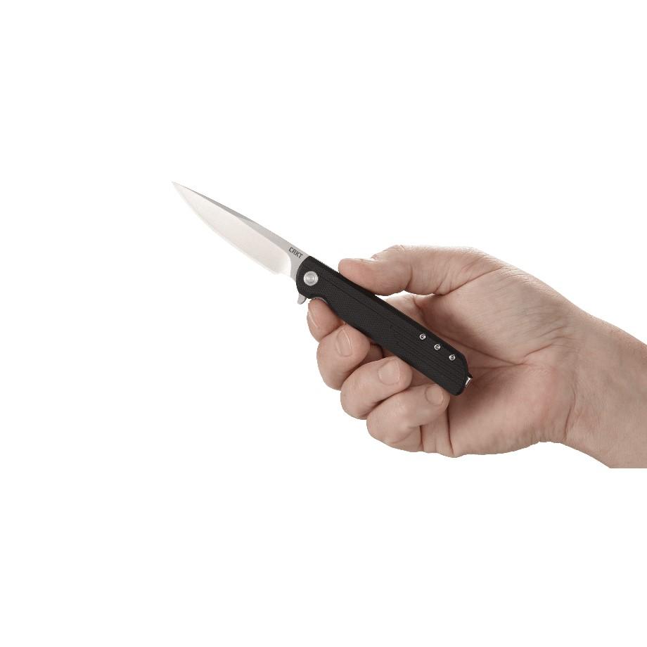 Columbia River Knife & Tool CRKT LCK+ Folding Knife Assisted Opening 3 1/3" Blade Black