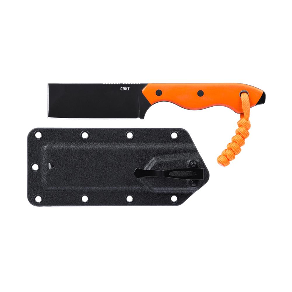 Columbia River Knife & Tool CRKT Razel Fixed Knife 3" Chisel Blade Orange