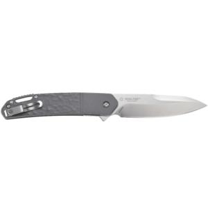 CRKT Bona Fide Silver Folding Knife 3 3/5" Blade Grey