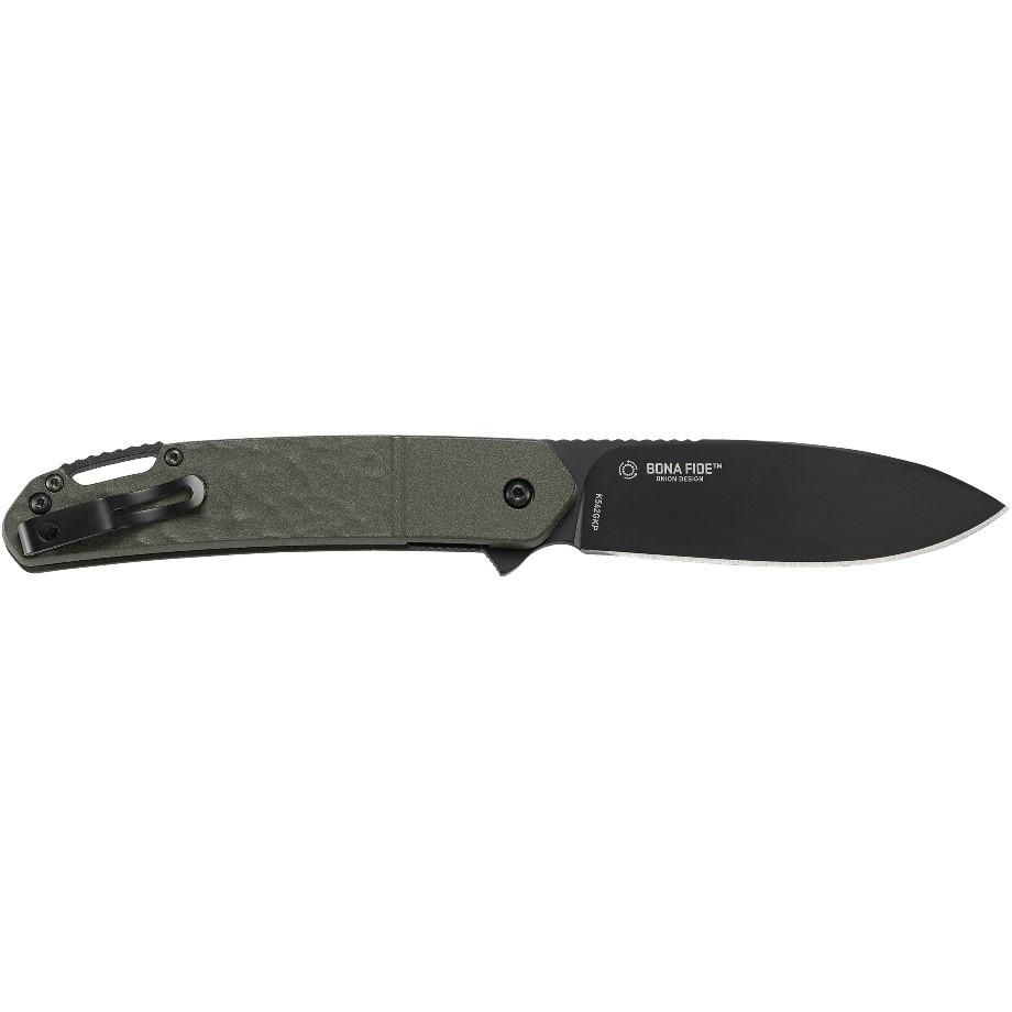 CRKT Bona Fide OD Green Folding Knife 3 1/2" Blade-img-1
