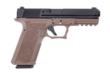 Full Size 9mm Pistol Black slide/FDE Frame 10rd Mag