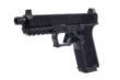 Full Size 9mm Pistol Black Slide/Frame Threaded Night Sights 10rd Mag