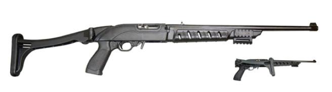 Ruger 10/22 Tactical Folding Stock - Black-img-0