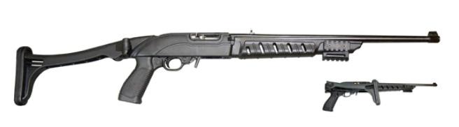 Promag Mfg. Ruger 10/22 Tactical Folding Stock - Black Polymer