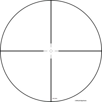 ZeroTech Thrive Rifle Scope 3-12x44 30mm SFP PHR3 MOA Non-illum Black