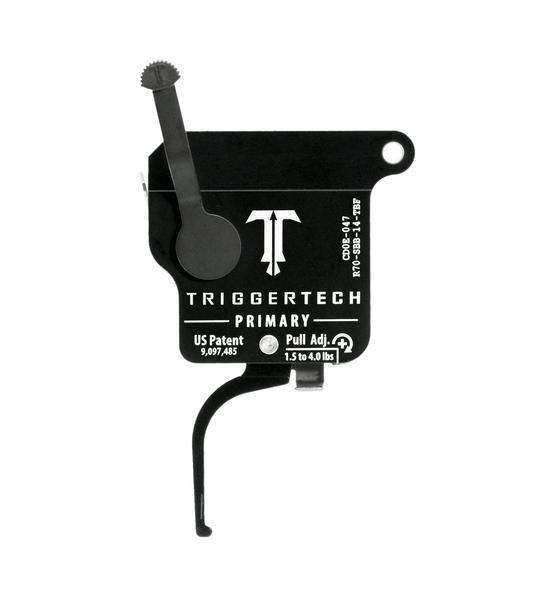 TriggerTech Rem 700 Primary Flat Trigger Single Stage Black/Black-img-1