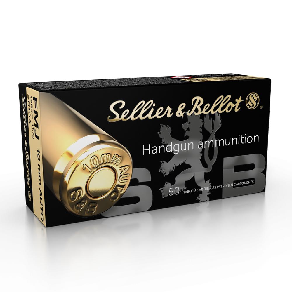 Mag-Tech/Sellier- Bellot Sellier & Bellot Handgun Ammunition 10mm Auto 180 gr FMJ 1164 Fps 50/ct