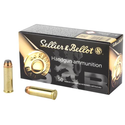 Sellier Bellot SB44A Handgun 44 RemMag 240gr Soft Point 50 Per Box/12 Case