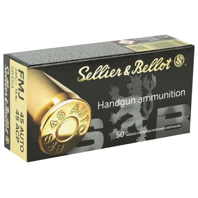 Mag-Tech/Sellier- Bellot Sellier & Bellot Pistol & Revolver Ammo .45 Auto 230 gr FMJ 50/ct .45 ACP