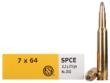 lier And Bellot Rifle 7x64mm Brenneke 173 Gr JSP 2 Ammo
